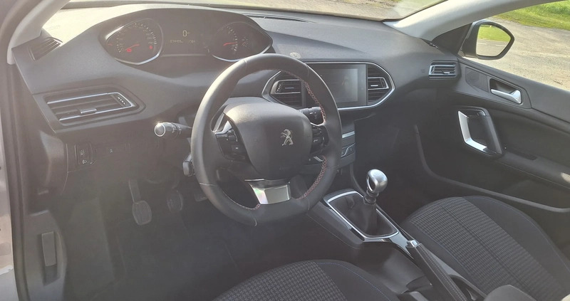 Peugeot 308 cena 47000 przebieg: 74560, rok produkcji 2018 z Września małe 121